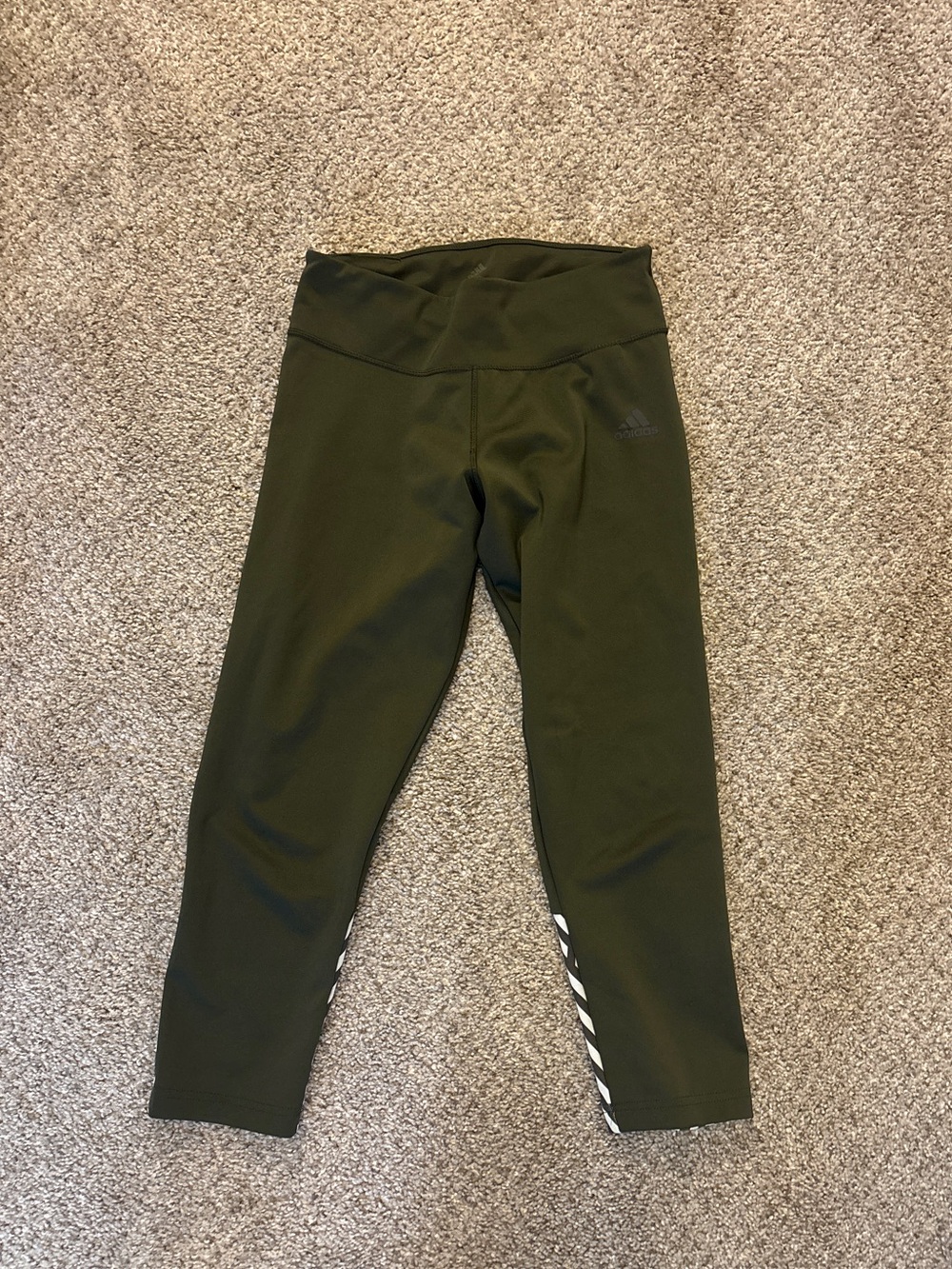Adidas Olive Green Active Leggings
